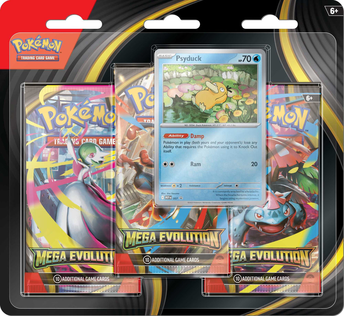 Pokémon TCG: Mega Evolution - 3-pack - Random