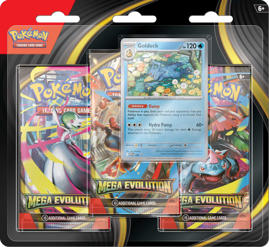 Pokémon TCG: Mega Evolution - 3-pack - Random