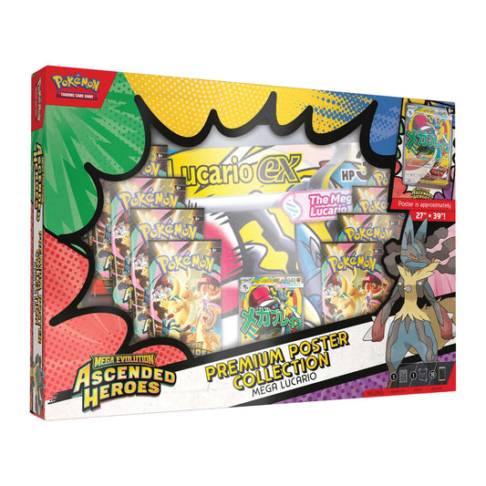 Pokémon TCG: Mega Evolution Ascended Heroes - Premium Poster Collection - Mega Lucario ex